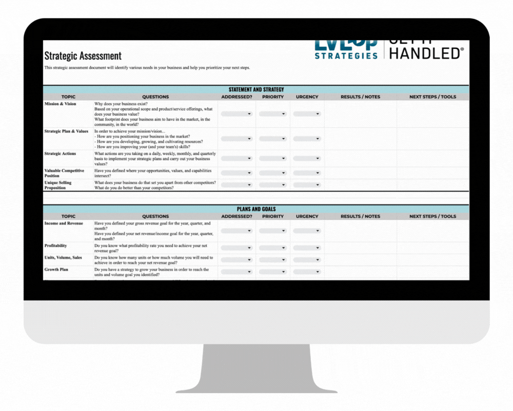 Strategic Assessment Preview